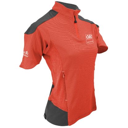 T-Shirt zippé Femme Drayere piment Vertical/GR®