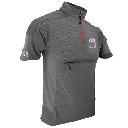 T-Shirt zippé Homme Drayere gris Vertical/GR®